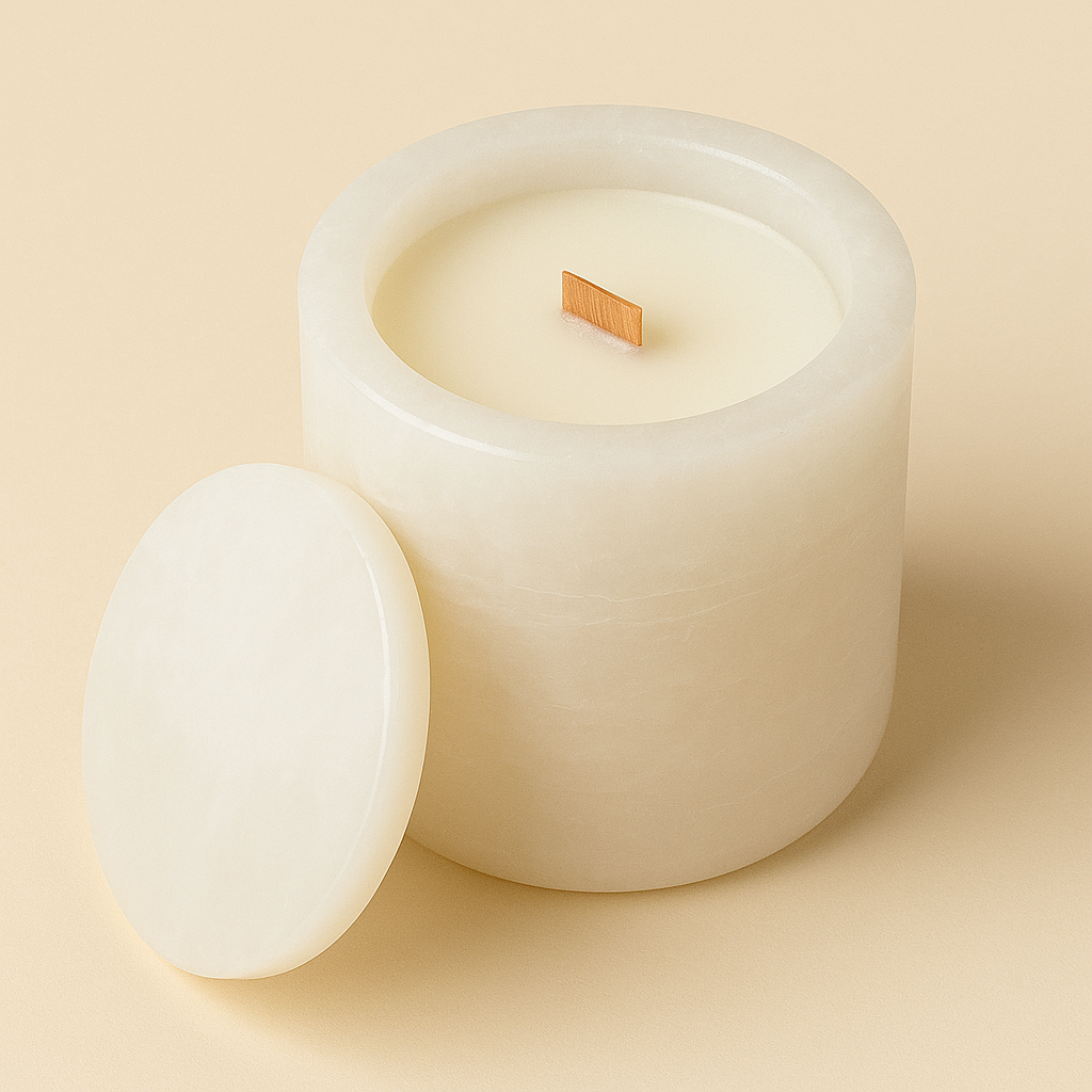 Onyx Stone Vessel Perfume Candle
